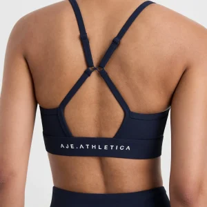 Shop Aje ATHLETICA Square Neck Sports Bra 307 Galaxy Blue