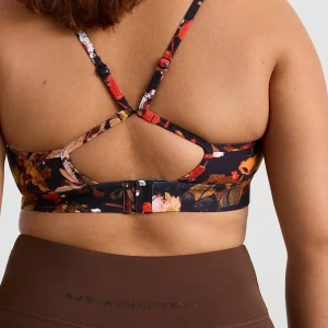Outlet Aje ATHLETICA Square Neck Sports Bra 307 Autumnal Garden