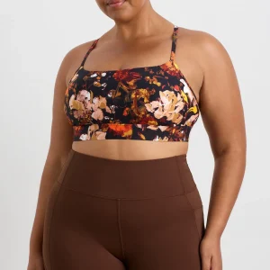 Outlet Aje ATHLETICA Square Neck Sports Bra 307 Autumnal Garden