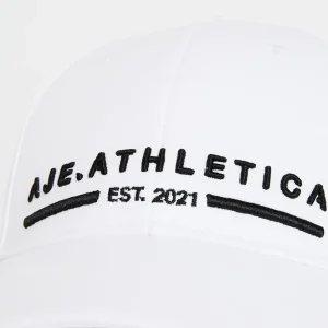 Best Aje ATHLETICA Stacked Logo Cap 901 White/Black Logo