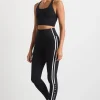 Outlet Aje ATHLETICA Stripe Full Length Legging 232 Black/White