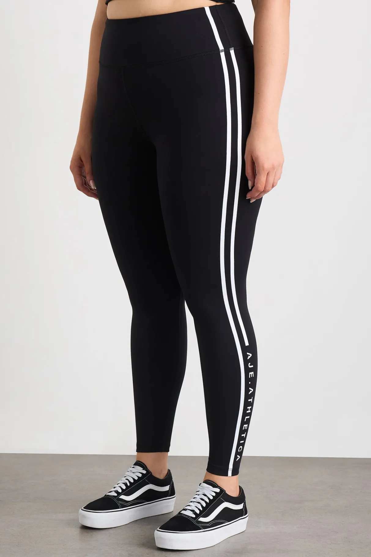 stripe_full_length_legging__13.webp Outlet Aje ATHLETICA Stripe Full Length Legging 232 Black/White