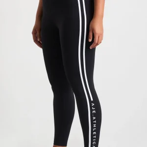 Outlet Aje ATHLETICA Stripe Full Length Legging 232 Black/White