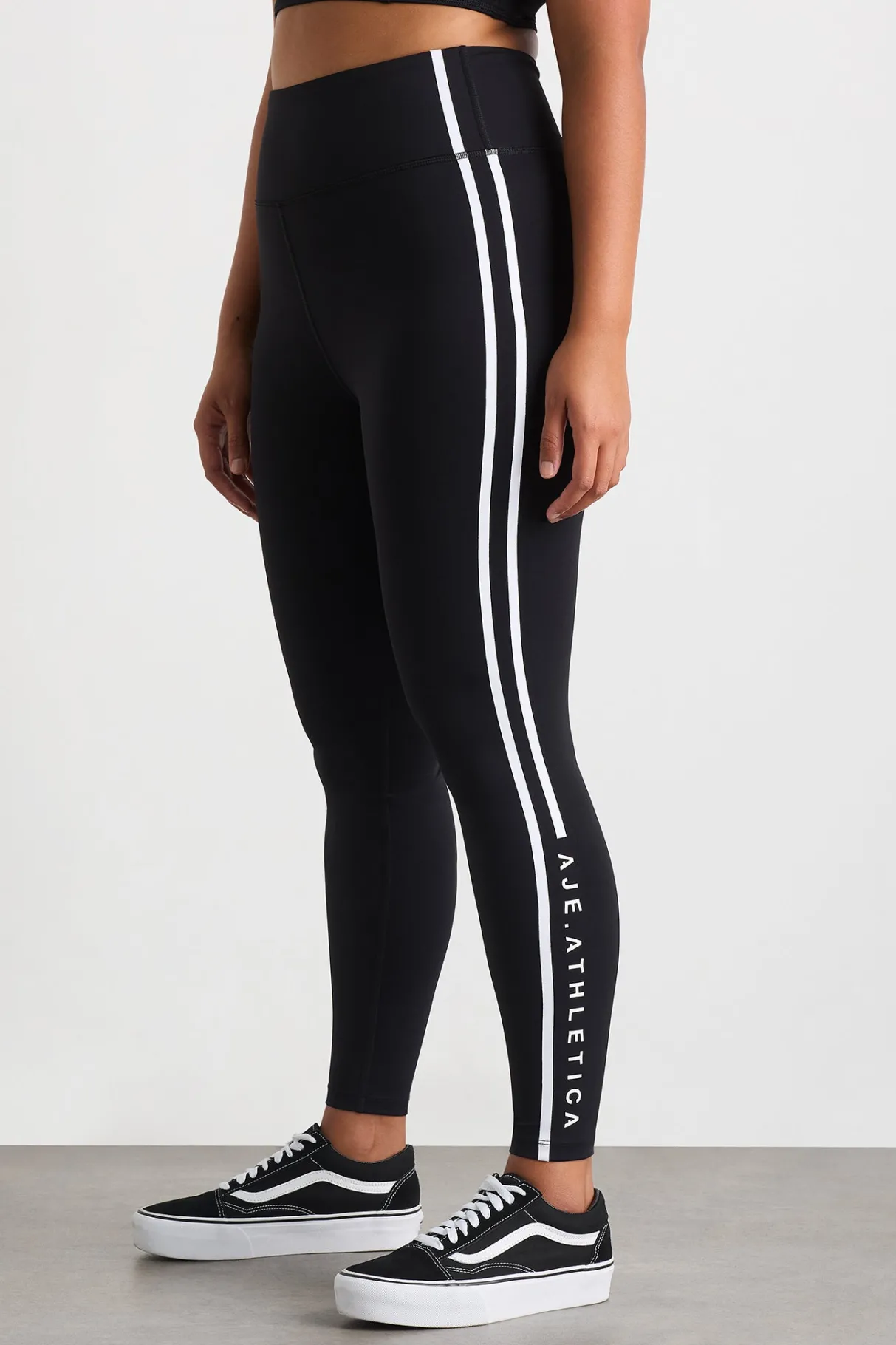 stripe_full_length_legging__7.webp Outlet Aje ATHLETICA Stripe Full Length Legging 232 Black/White