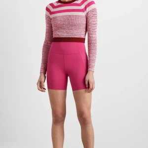 Sale Aje ATHLETICA Striped Knit Jumper 423 Berry/Multi