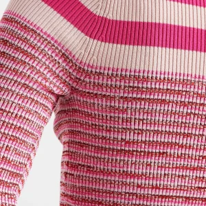 Sale Aje ATHLETICA Striped Knit Jumper 423 Berry/Multi