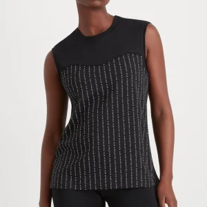 Best Sale Aje ATHLETICA Sweetheart Logo Tank 101 Black/White