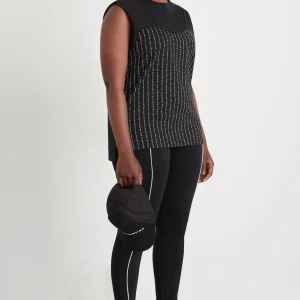 Best Sale Aje ATHLETICA Sweetheart Logo Tank 101 Black/White