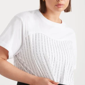 Fashion Aje ATHLETICA Sweetheart Logo T-Shirt 105 White/Black