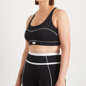 Hot Aje ATHLETICA Sweetheart Piping Bra 330 Black/White
