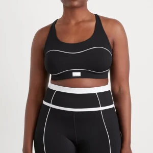 Hot Aje ATHLETICA Sweetheart Piping Bra 330 Black/White