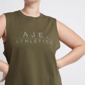 Best Sale Aje ATHLETICA Tank Top 009 Khaki