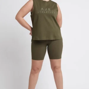 Best Sale Aje ATHLETICA Tank Top 009 Khaki
