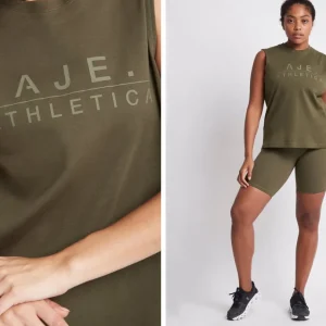Best Sale Aje ATHLETICA Tank Top 009 Khaki