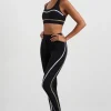 Best Sale Aje ATHLETICA Taped Drawcord 7/8 Legging 238 Black/Multi
