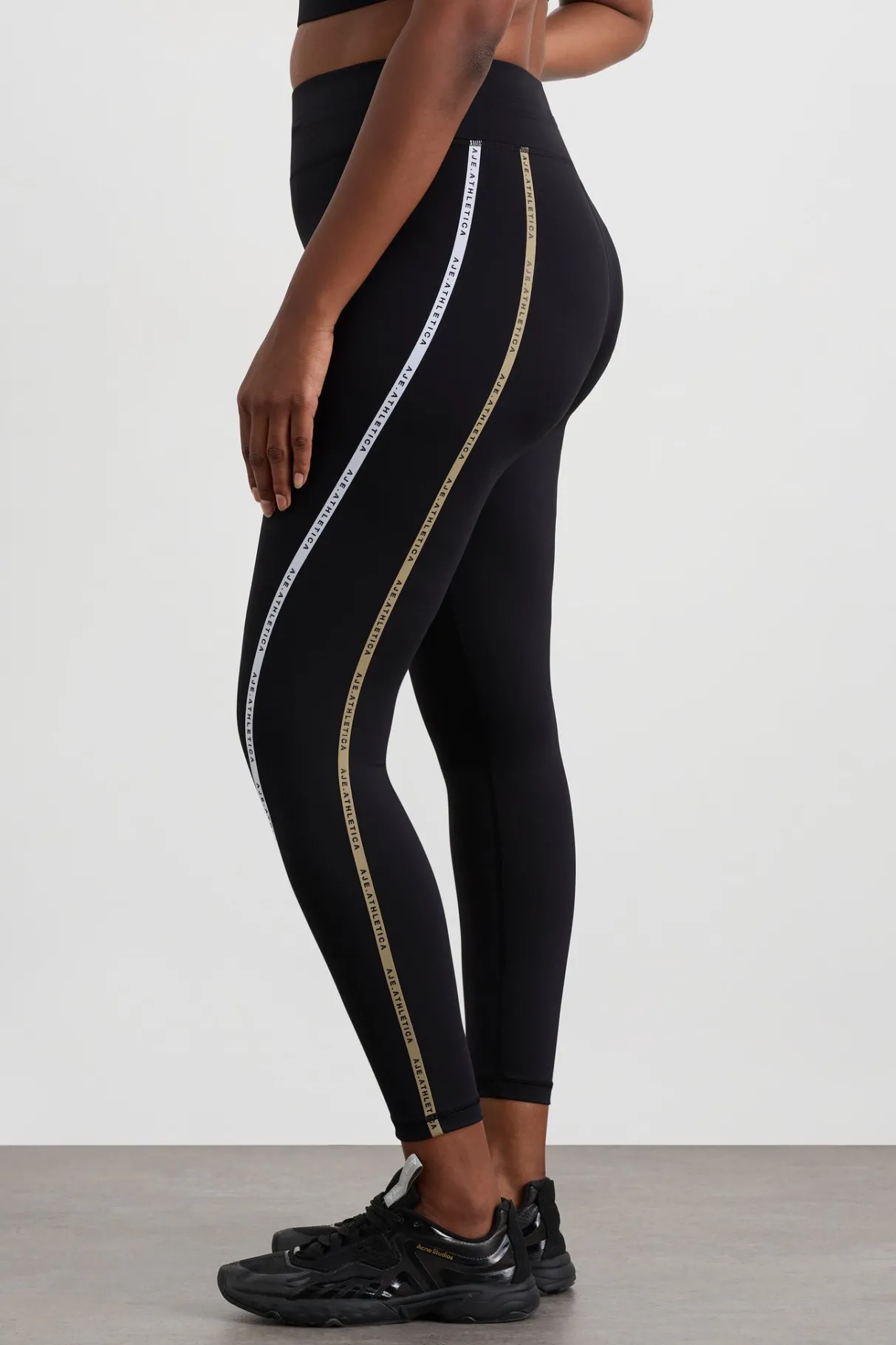 taped_drawcord__legging__7.webp Best Sale Aje ATHLETICA Taped Drawcord 7/8 Legging 238 Black/Multi