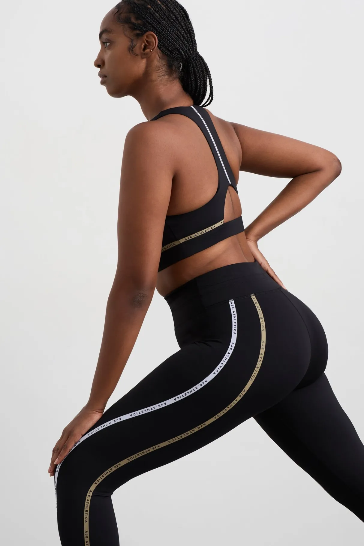 taped_drawcord__legging__9.webp Best Sale Aje ATHLETICA Taped Drawcord 7/8 Legging 238 Black/Multi