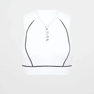 Clearance Aje ATHLETICA Tennis Crop 373 White