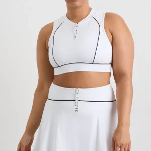 Clearance Aje ATHLETICA Tennis Crop 373 White