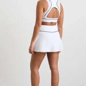 Fashion Aje ATHLETICA Tennis Skirt 637 White/Black Logo