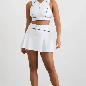 Fashion Aje ATHLETICA Tennis Skirt 637 White/Black Logo