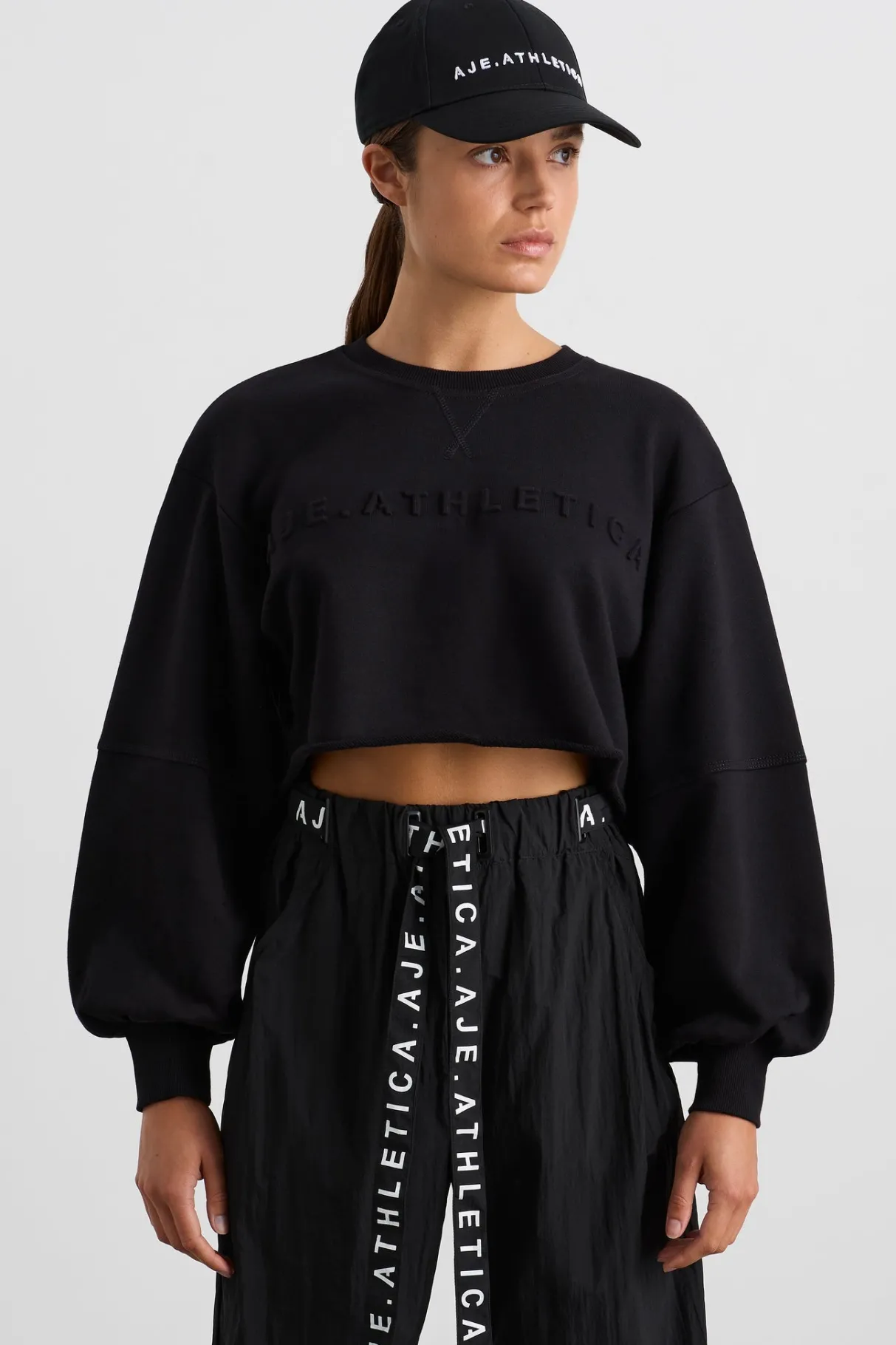 terry_crop_top__0.webp Fashion Aje ATHLETICA Terry Crop Top 413 Black