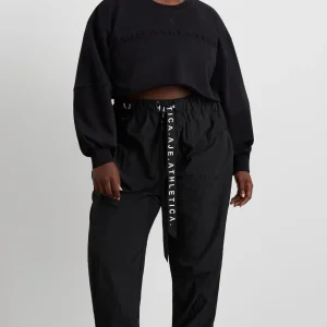 Fashion Aje ATHLETICA Terry Crop Top 413 Black