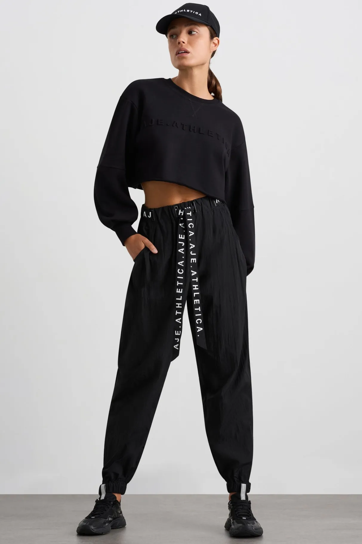 terry_crop_top__2.webp Fashion Aje ATHLETICA Terry Crop Top 413 Black