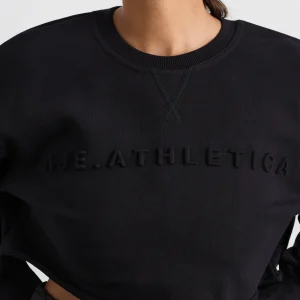 Fashion Aje ATHLETICA Terry Crop Top 413 Black