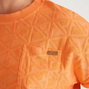 Best Aje ATHLETICA Terry Cropped Tee 416 Soft Apricot
