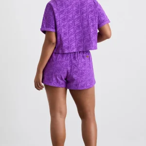 Flash Sale Aje ATHLETICA Terry Everyday Short 613 Ultra Violet