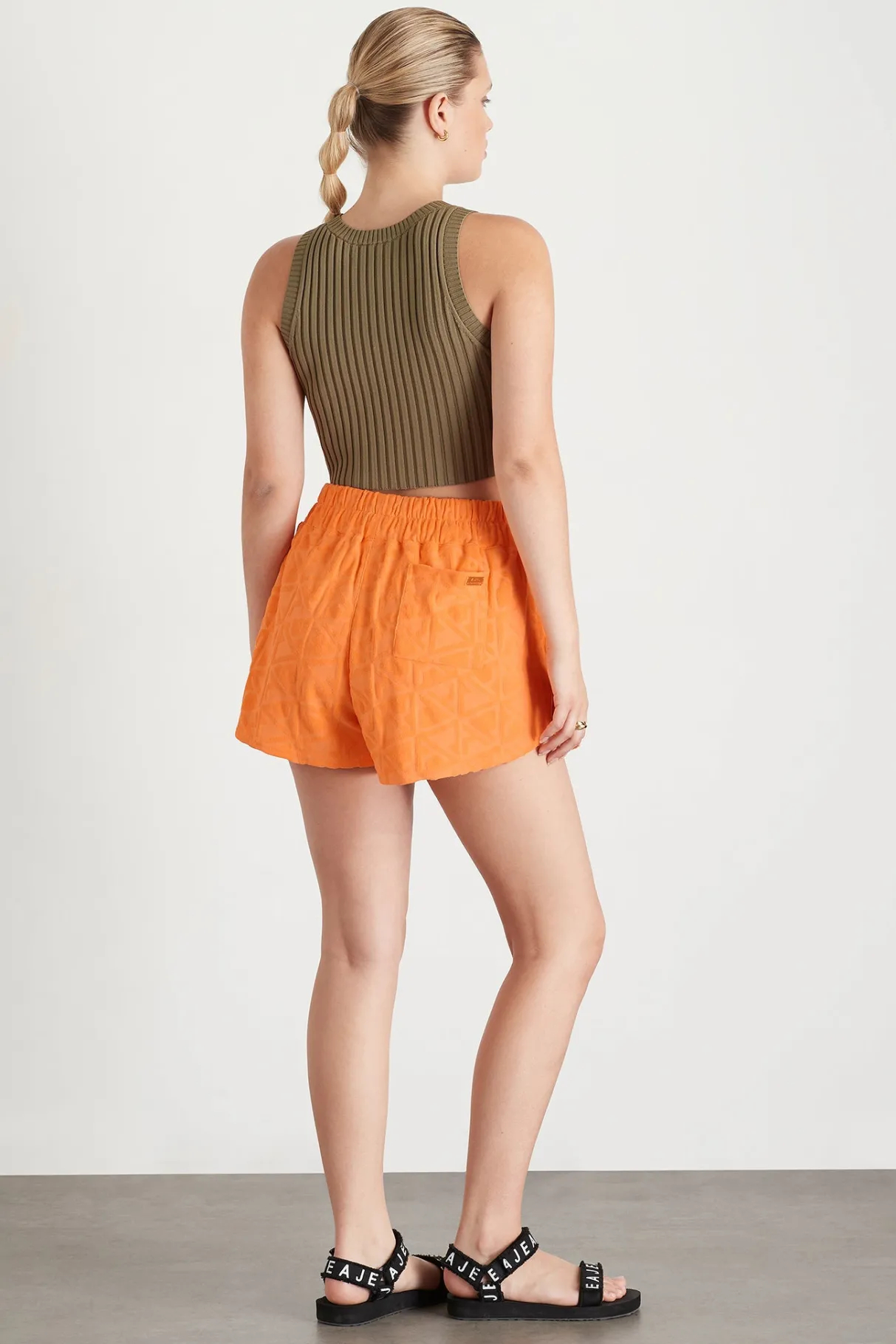 terry_everyday_short__11-1.webp Clearance Aje ATHLETICA Terry Everyday Short 613 Soft Apricot