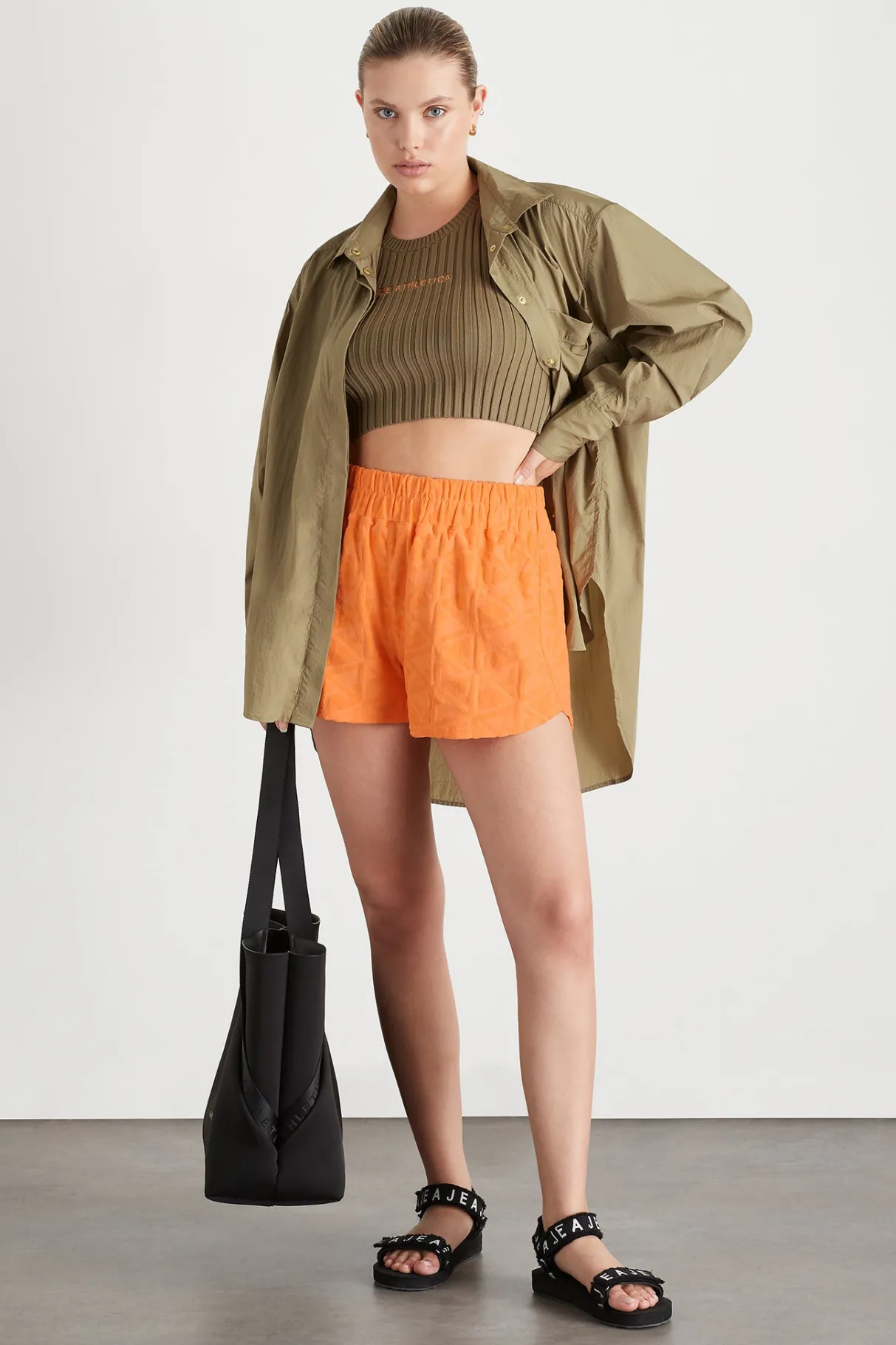 terry_everyday_short__12-1.webp Clearance Aje ATHLETICA Terry Everyday Short 613 Soft Apricot