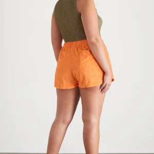 Clearance Aje ATHLETICA Terry Everyday Short 613 Soft Apricot