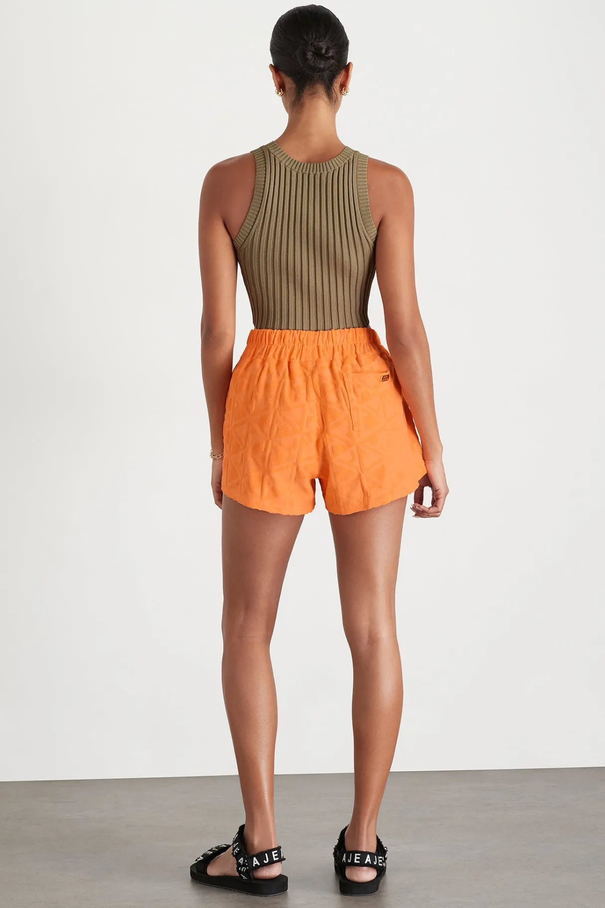 terry_everyday_short__5-1.webp Clearance Aje ATHLETICA Terry Everyday Short 613 Soft Apricot