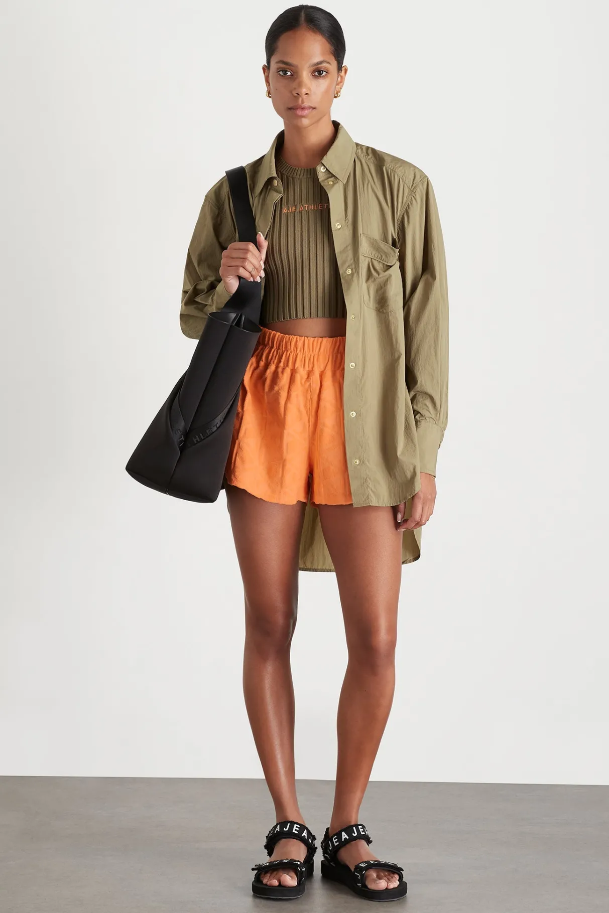 terry_everyday_short__6-1.webp Clearance Aje ATHLETICA Terry Everyday Short 613 Soft Apricot