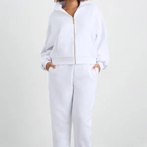 Best Sale Aje ATHLETICA Terry Zip Jacket 772 White