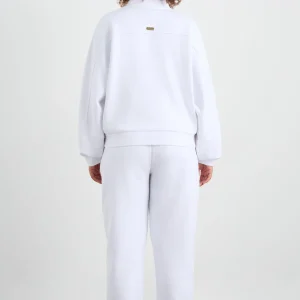Best Sale Aje ATHLETICA Terry Zip Jacket 772 White