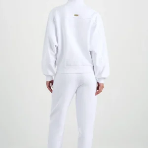 Best Sale Aje ATHLETICA Terry Zip Jacket 772 White