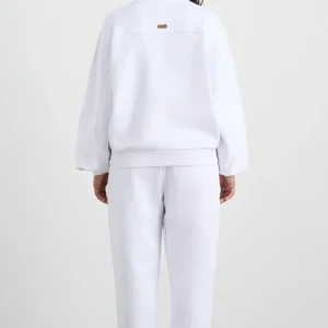 Best Sale Aje ATHLETICA Terry Zip Jacket 772 White