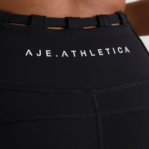 Outlet Aje ATHLETICA Thread Through Legging 228 Black/White Logo