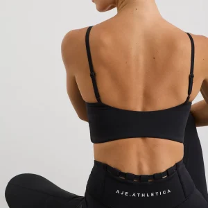 Outlet Aje ATHLETICA Thread Through Legging 228 Black/White Logo