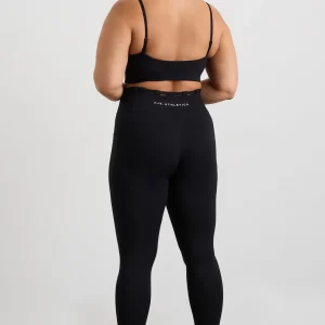 Shop Aje ATHLETICA Thread Through Sports Bra 361 Black/White Logo