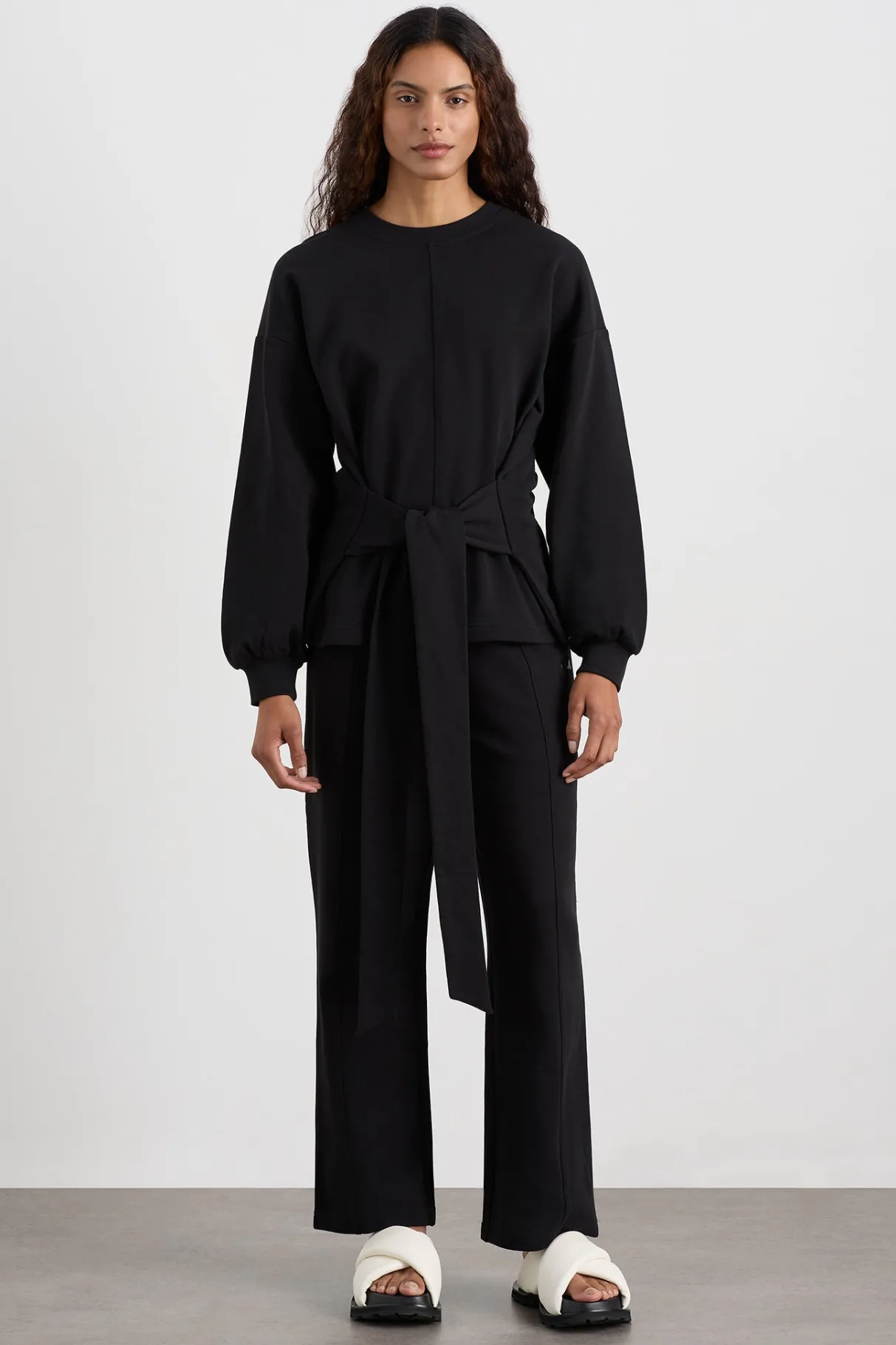 tie_back_jumper__2.webp Clearance Aje ATHLETICA Tie Back Jumper 122 Black