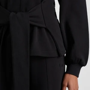 Clearance Aje ATHLETICA Tie Back Jumper 122 Black