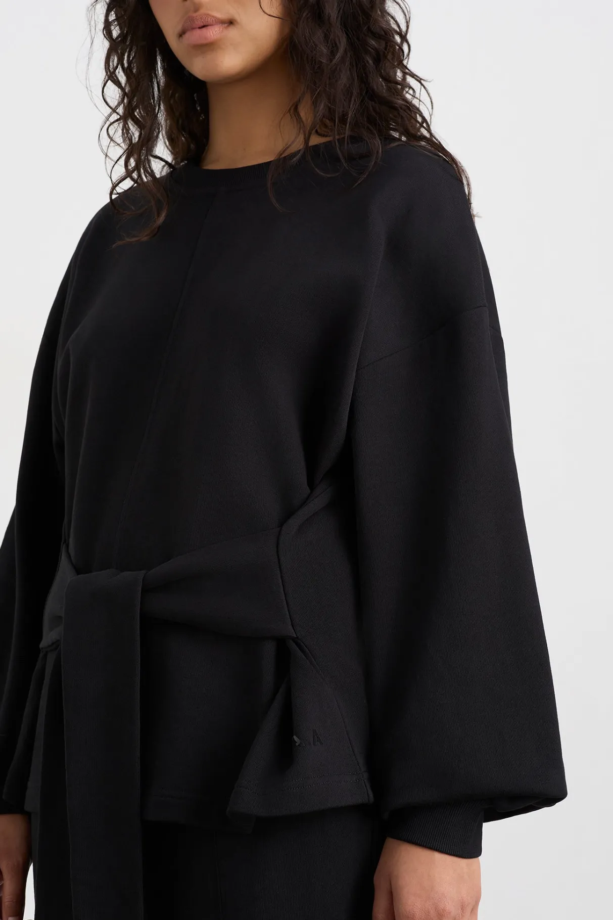 tie_back_jumper__7.webp Clearance Aje ATHLETICA Tie Back Jumper 122 Black