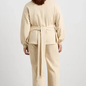 Sale Aje ATHLETICA Tie Back Jumper 122 Moonstone Grey