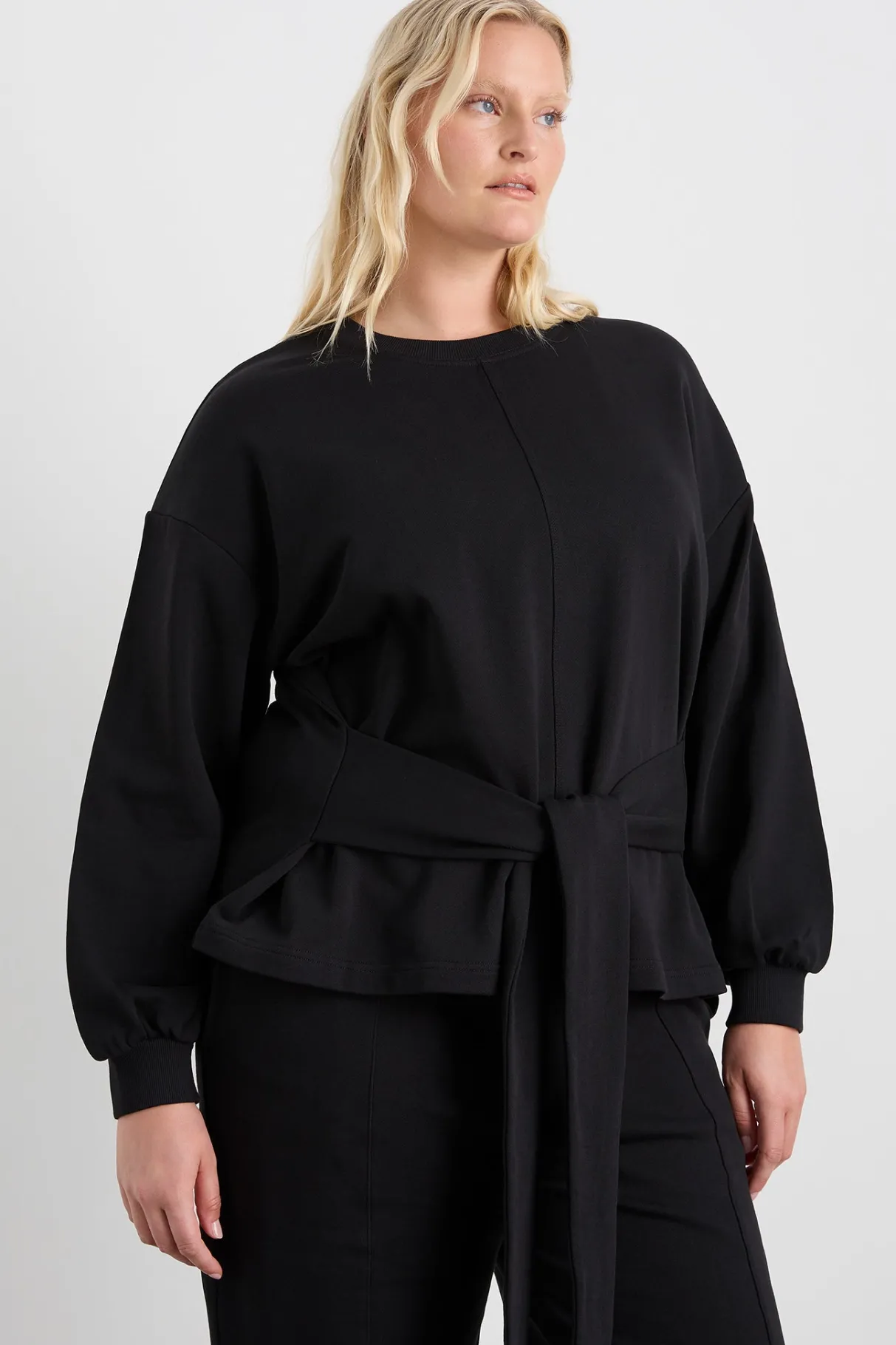 tie_back_jumper__9.webp Clearance Aje ATHLETICA Tie Back Jumper 122 Black