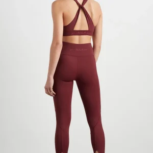 Store Aje ATHLETICA Twist Back Sports Bra 335 Burnt Burgundy/Berry