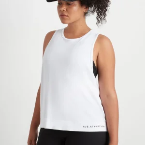 Clearance Aje ATHLETICA Twist Back Tank 137 White/Black